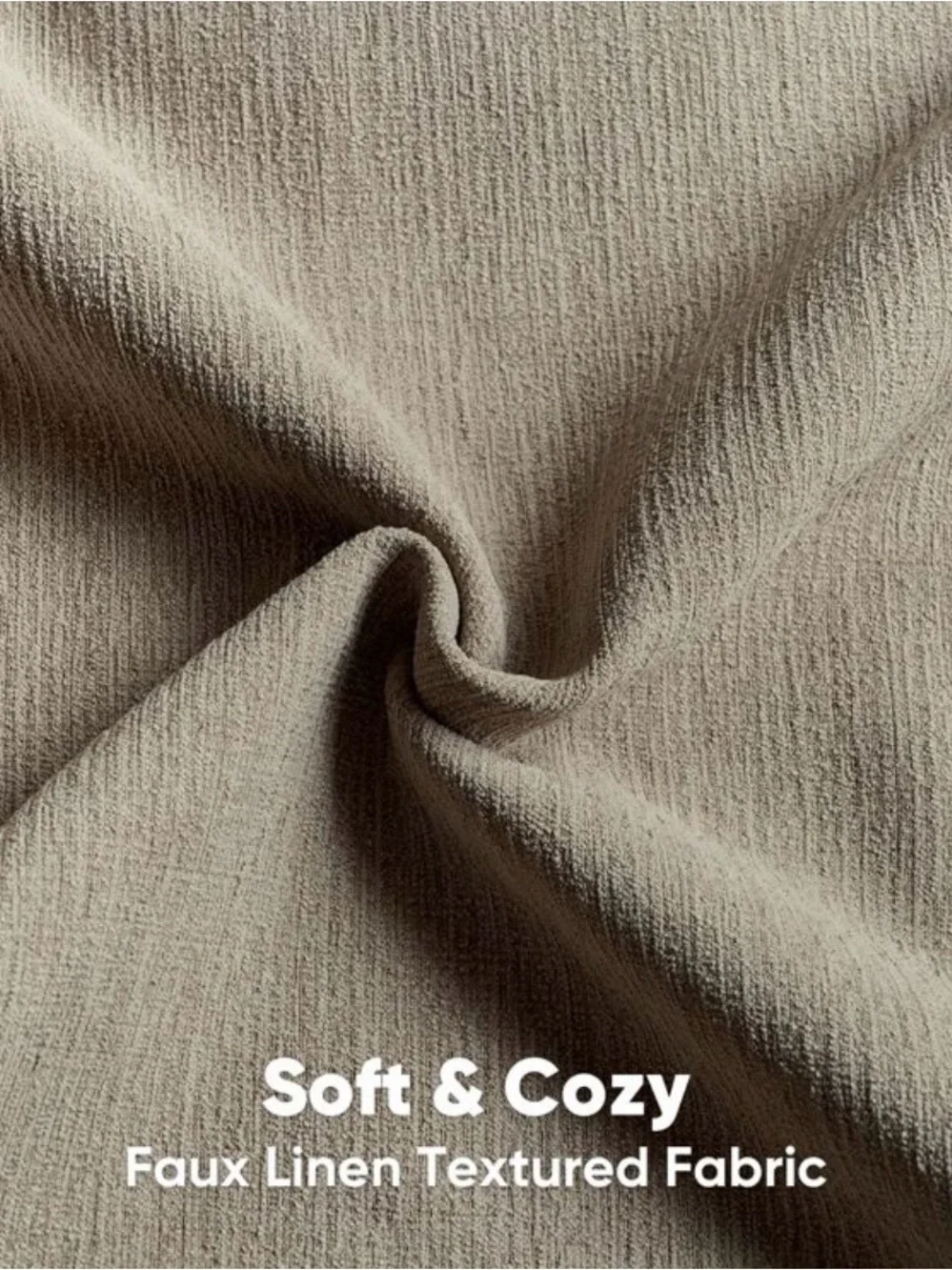 Neutral Beige Decorative Throw Pillow - Soft Textured Home Accent